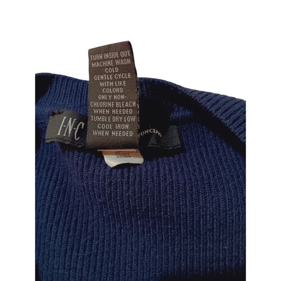 INC Retro Top Blouse Small Ribbons Grommets Laced Y2K Style Comfort Work School‎ - Picture 5 of 8